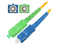 ExtraLink SC/APC-SC/UPC Patchcord Jednomodowy Simplex G652D 3mm 0.5m - 1543614 - zdjęcie 2